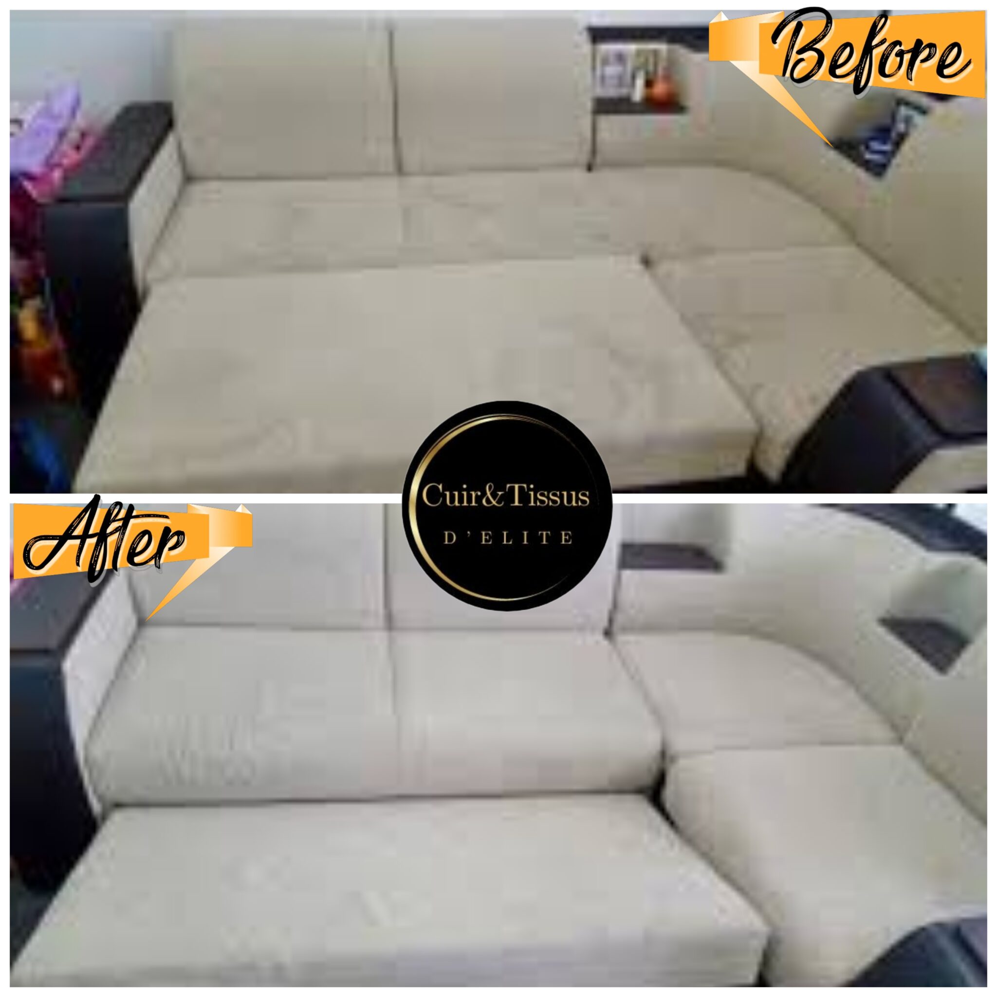CANAPE ANGLE TISSU